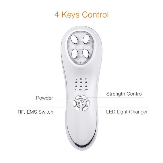 GlowNova™ 5-in-1 LED Skin Rejuvenation Device