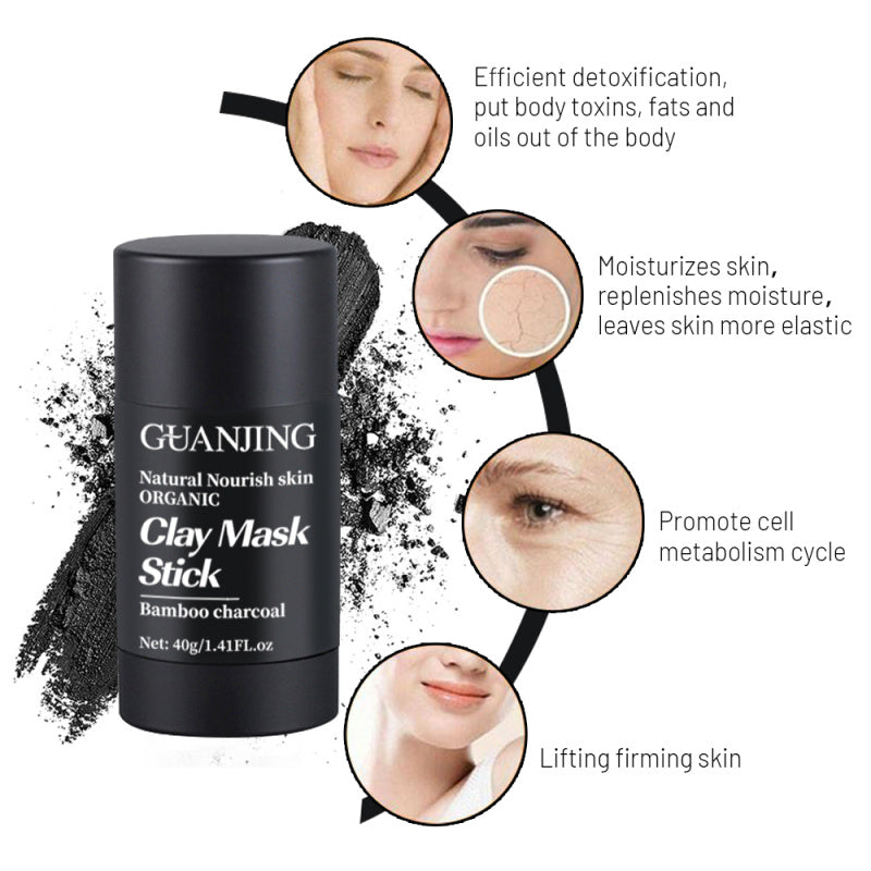 Bamboo Charcoal Cleansing Mask Stick Skin Care Oil Balance Moisturizing Face